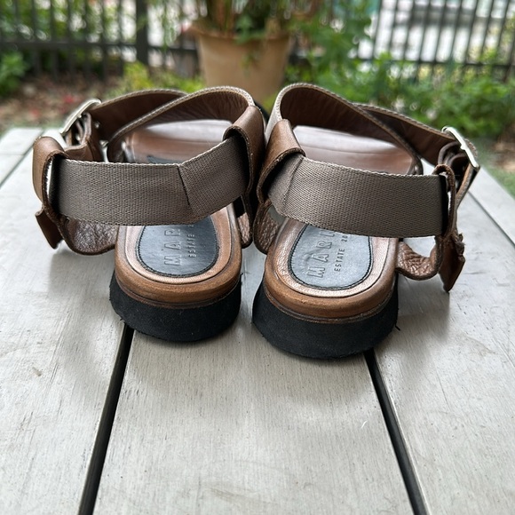 Marni sandals 39 leather with nylon straps - Picture 5 of 6